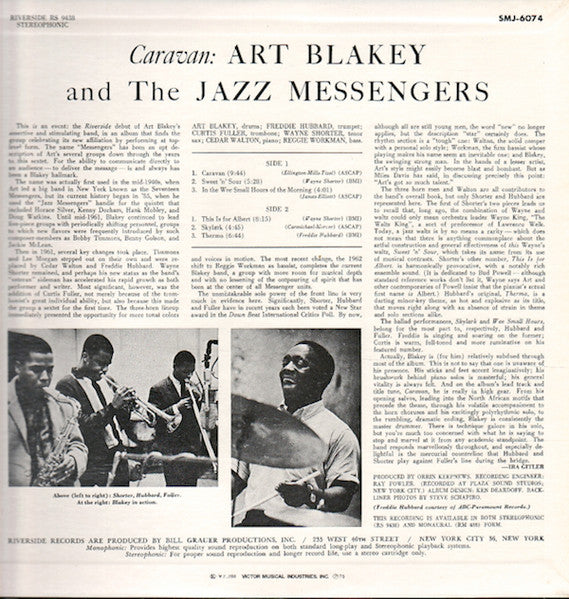 Art Blakey & The Jazz Messengers - Caravan