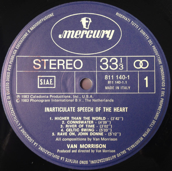 Van Morrison - Inarticulate Speech Of The Heart