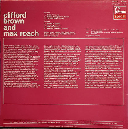 Clifford Brown And Max Roach - Clifford Brown And Max Roach