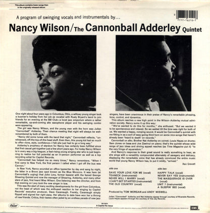 Nancy Wilson - Nancy Wilson / Cannonball Adderley