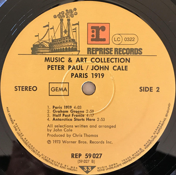 John Cale - Paris 1919 - Music & Art Collection