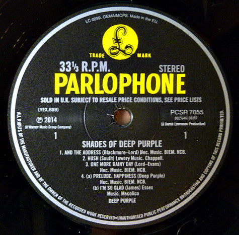 Deep Purple - Shades Of Deep Purple (nuovo)