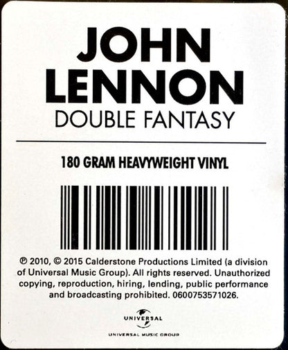 John Lennon & Yoko Ono - Double Fantasy