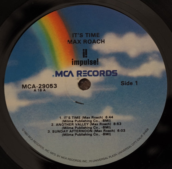 Max Roach His Chorus And Orchestra - It's Time