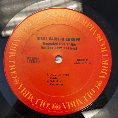 Miles Davis - Miles Davis In Europe