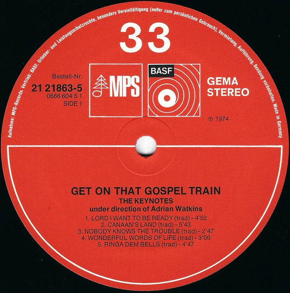 The Keynotes - Get On That Gospel Train