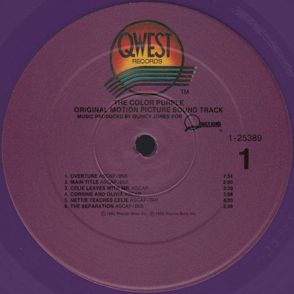 Quincy Jones - The Color Purple (Original Motion Picture Sound Track)