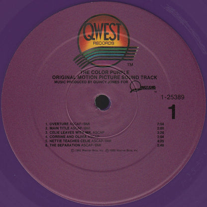 Quincy Jones - The Color Purple (Original Motion Picture Sound Track)