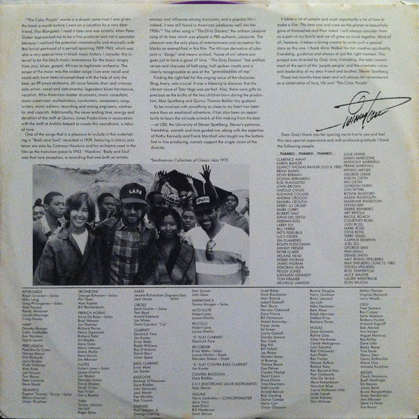 Quincy Jones - The Color Purple (Original Motion Picture Sound Track)