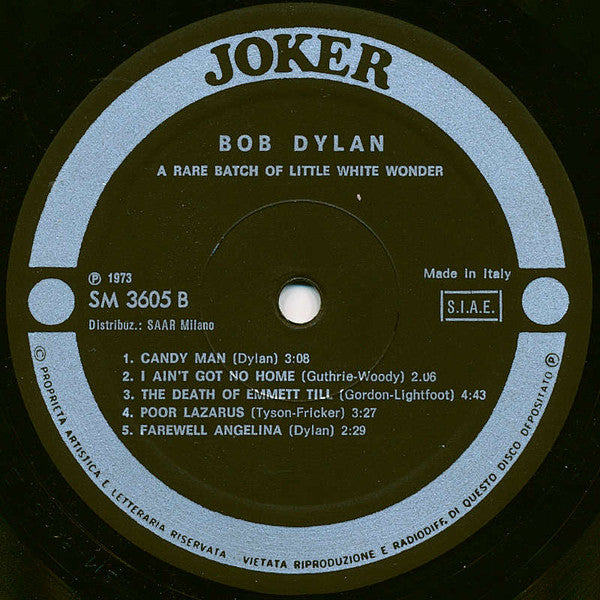 Bob Dylan - A Rare Batch Of Little White Wonder (unofficial)