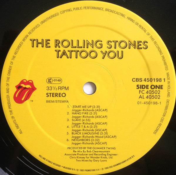 The Rolling Stones - Tattoo You
