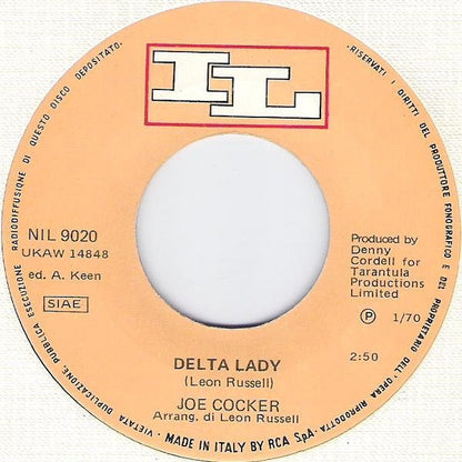 Joe Cocker - Delta Lady (7")