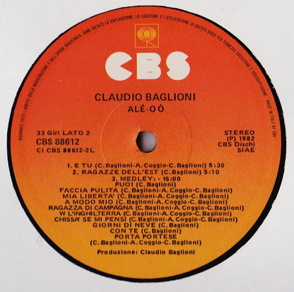 Claudio Baglioni - Alé-Oó
