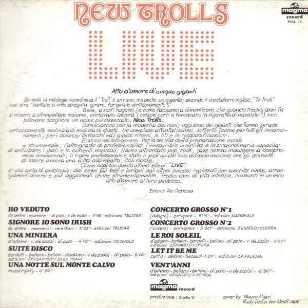 New Trolls - Live