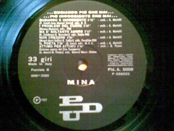 Mina - ...Bugiardo Più Che Mai... Più Incosciente Che Mai...