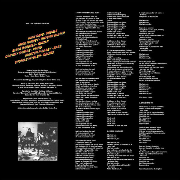 Nick Cave & The Bad Seeds - Henry's Dream (nuovo)