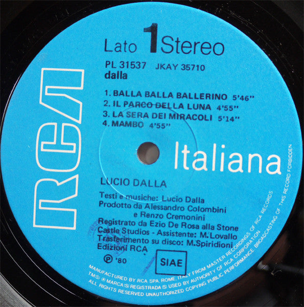 Lucio Dalla - Dalla