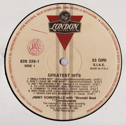 Jimmy Somerville - 1984/1990 Greatest Hits