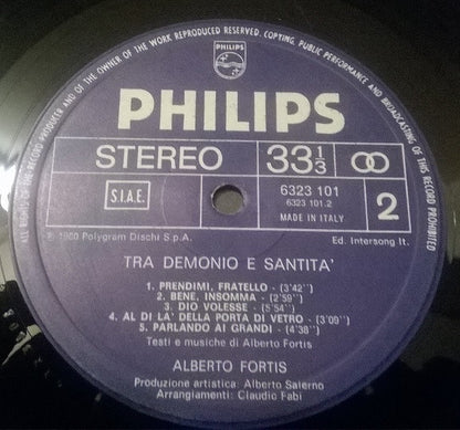 Alberto Fortis - Tra Demonio E Santità