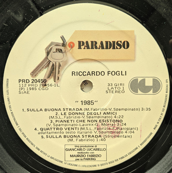 Riccardo Fogli - 1985