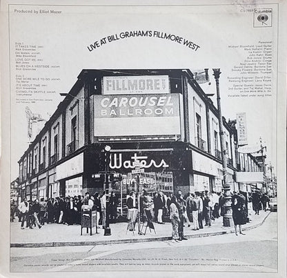 Various - Live At Bill Graham's Fillmore West