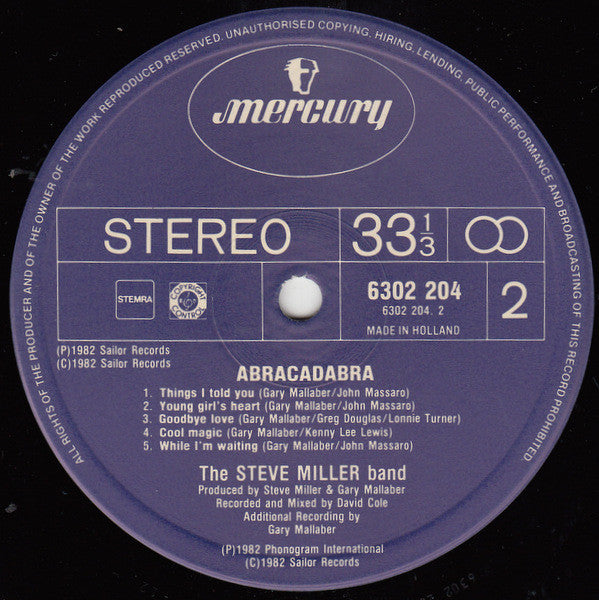 Steve Miller Band - Abracadabra