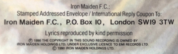 Iron Maiden - No Prayer For The Dying