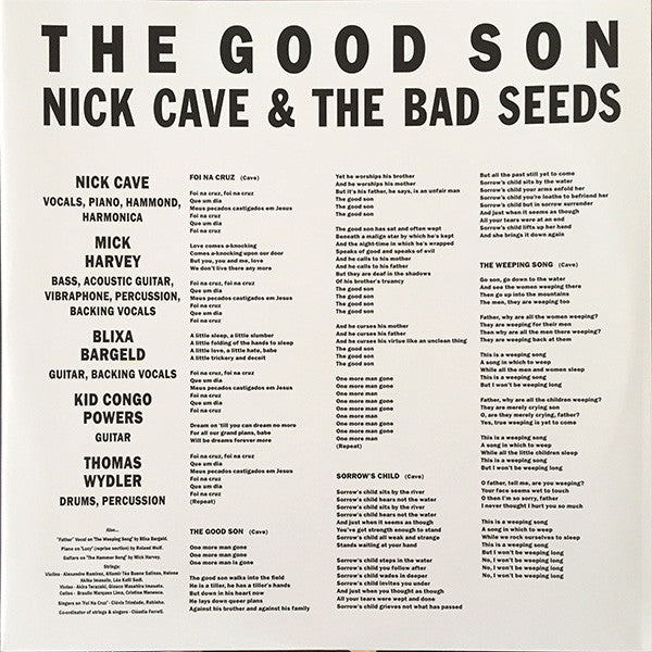 Nick Cave & The Bad Seeds - The Good Son (nuovo)