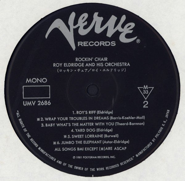 Roy Eldridge And His Orchestra - Rockin' Chair