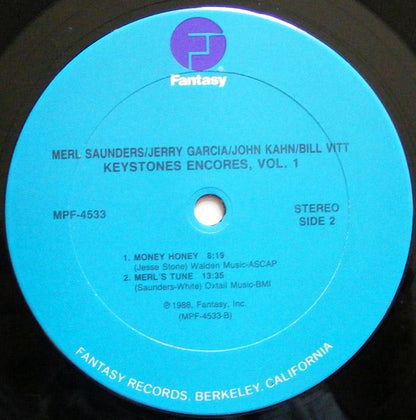 Merl Saunders, Jerry Garcia, John Kahn, Bill Vitt - Keystone Encores Volume I