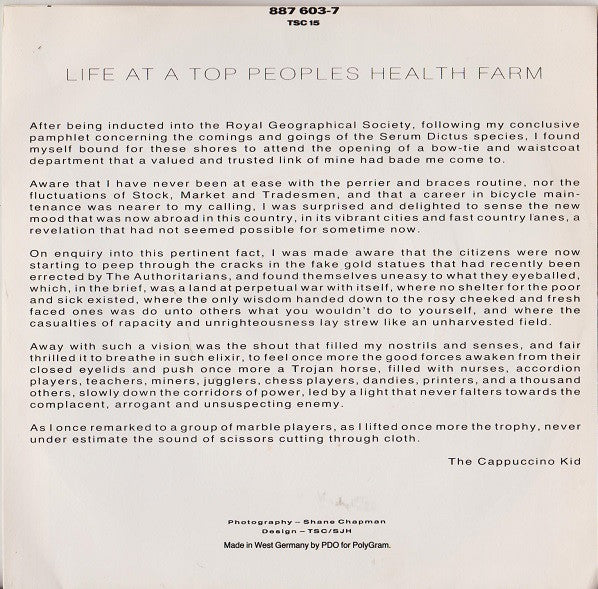 The Style Council - Life At A Top Peoples Health Farm (7")
