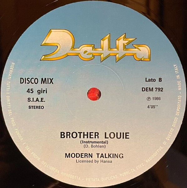 Modern Talking - Brother Louie (Special Long Version)