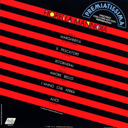 Fiorella Mannoia - Premiatissima
