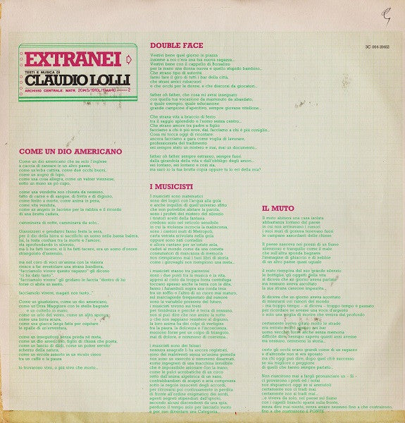 Claudio Lolli - Extranei
