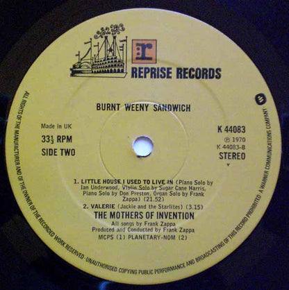 The Mothers - Burnt Weeny Sandwich