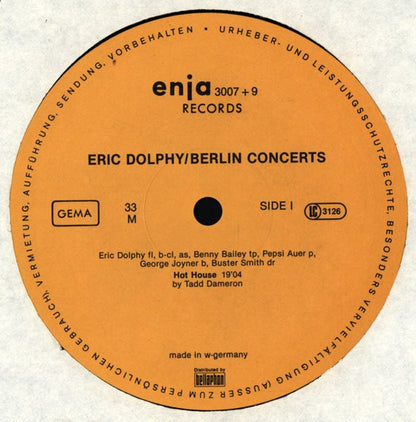 Eric Dolphy - Berlin Concerts