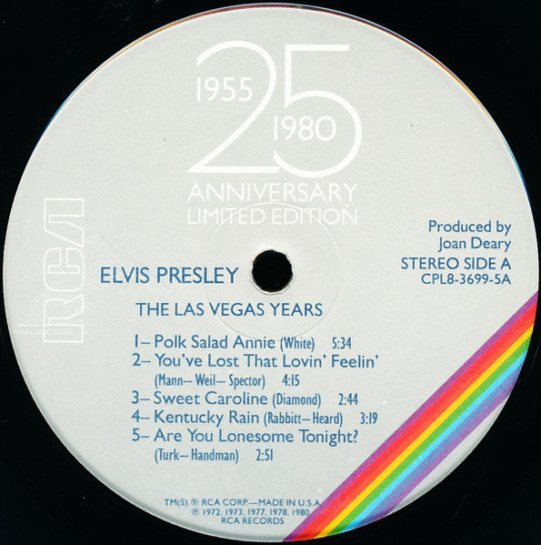 Elvis Presley - Elvis Aron Presley (1955-1980 - 25 Anniversary) (box)