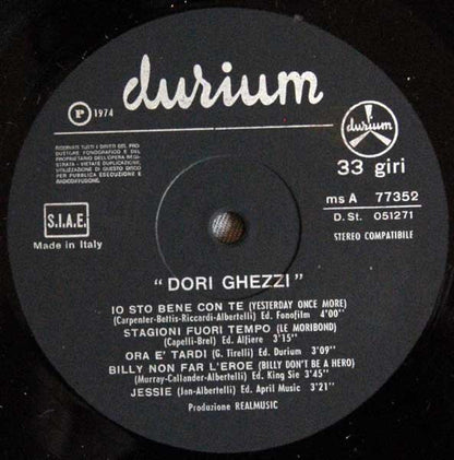 Dori Ghezzi - Dori Ghezzi