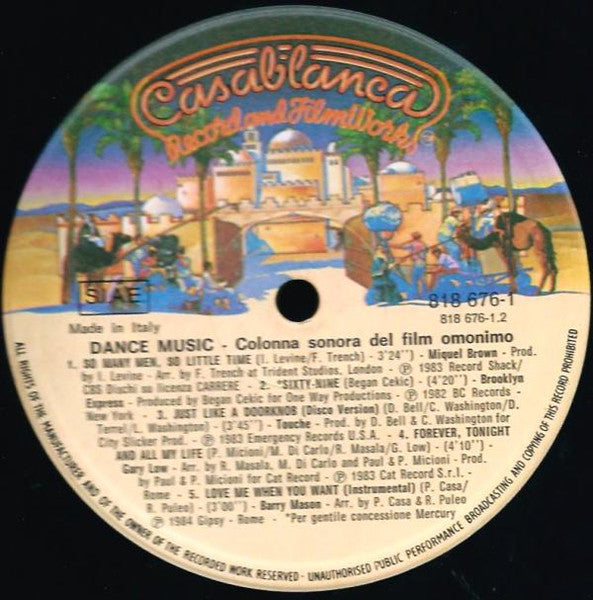 Various - Dance Music (Colonna Sonora Originale Del Film)