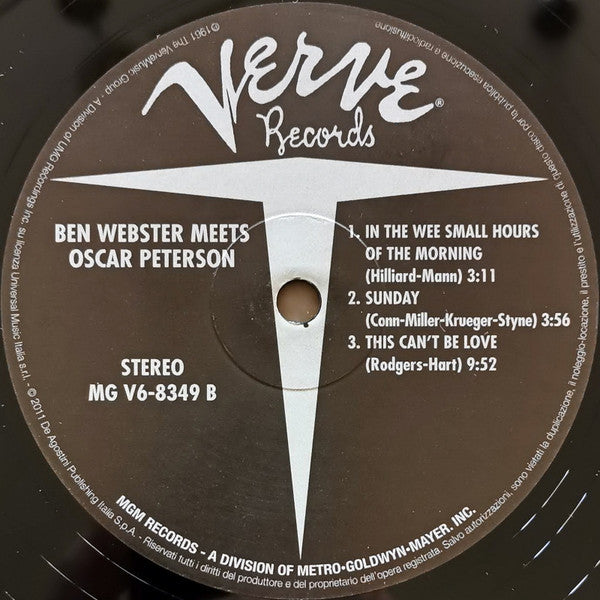 Ben Webster - Ben Webster Meets Oscar Peterson