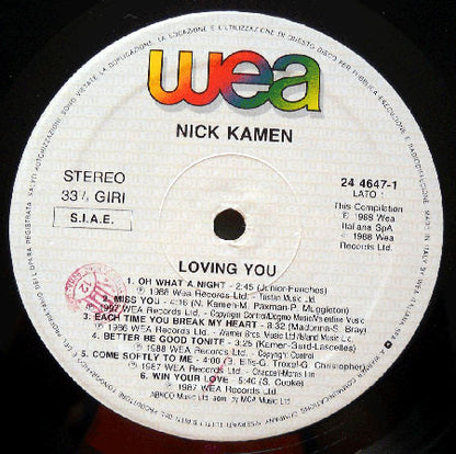 Nick Kamen - Loving You