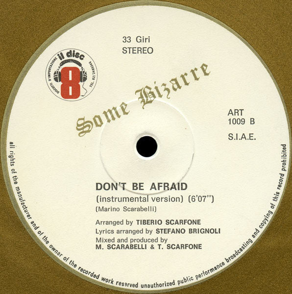 Some Bizarre - Don't Be Afraid