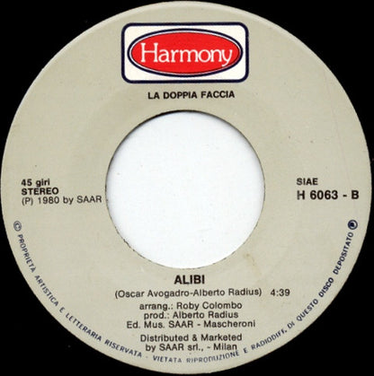 La Doppia Faccia - Shou Shou / Alibi (7")