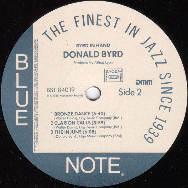 Donald Byrd - Byrd In Hand