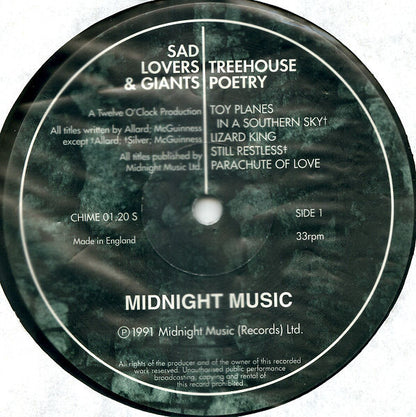 Sad Lovers And Giants - Treehouse Poetry
