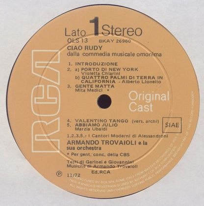 Armando Trovaioli - Ciao, Rudy