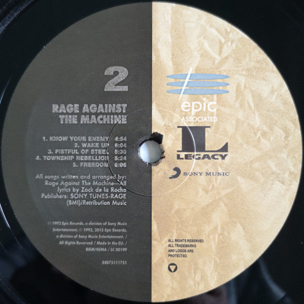 Rage Against The Machine - Rage Against The Machine (nuovo)