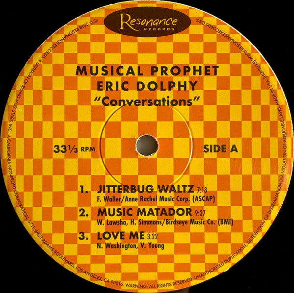 Eric Dolphy - Musical Prophet (The Expanded 1963 New York Studio Sessions)