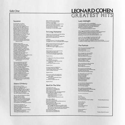 Leonard Cohen - Greatest Hits