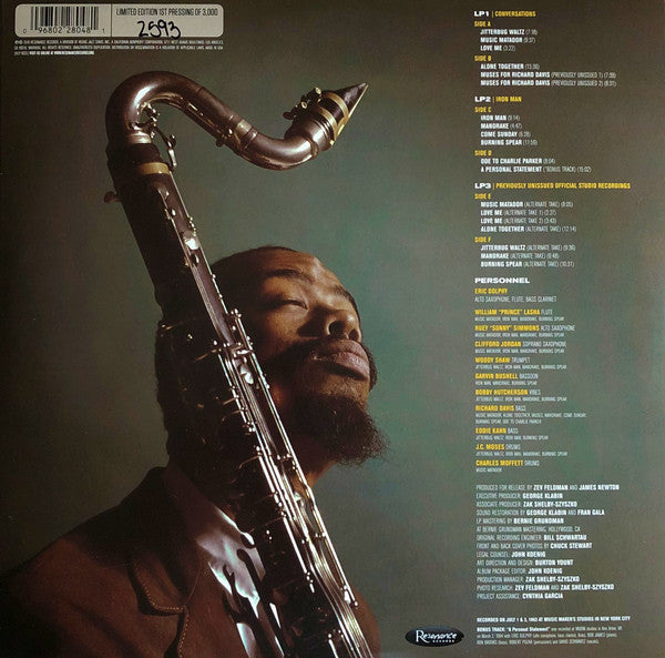 Eric Dolphy - Musical Prophet (The Expanded 1963 New York Studio Sessions)